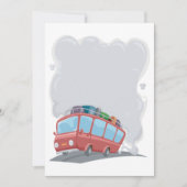 Reisebus raucht einladung (Vorderseite)