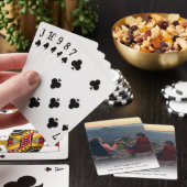 Reisedeck mit Ihrem Abenteuerfoto Spielkarten (In Situ)