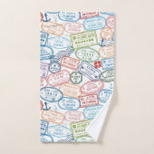 Reisedesign - Pass Briefmarke Handtuch Set (Handtuch)