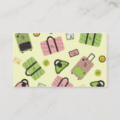 Reisedesign Visitenkarte (Rückseite)