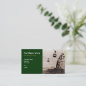 Reisedirigent in Rio de Janeiro Visitenkarte (Stehend Vorderseite)