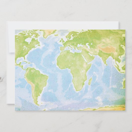 Reisedokumente Bar oder Bat Mitzvah Einladung (Rückseite)