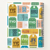 Reisedot-Notebook Notizblock (Rückseite)