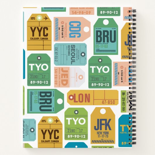 Reisedot-Notebook Notizblock (Rückseite)