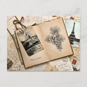 Reiseerinnerungen an das alte Paris, Frankreich Postkarte