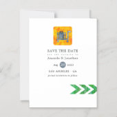 Reiseerlebnispass Hochzeit Magneteinladung (Vorderseite)