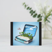 Reisefantasie Postkarte (Stehend Vorderseite)