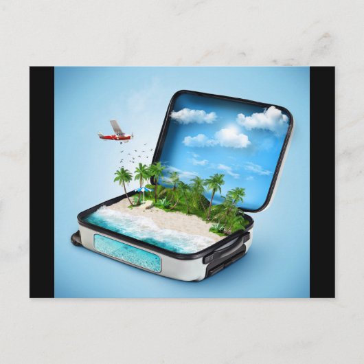 Reisefantasie Postkarte (Vorderseite)