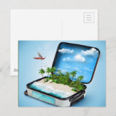 Reisefantasie Postkarte (Vorne/Hinten)