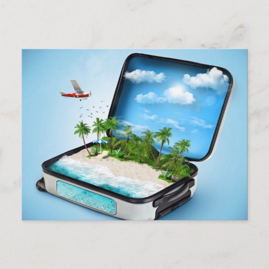 Reisefantasie Postkarte (Vorderseite)