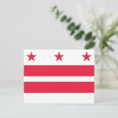 Reiseflagge des Bundesstaates Washington Postkarte (Stehend Vorderseite)