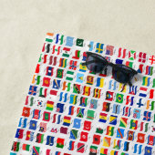 Reiseflaggen der Welt Design Strandtuch (Beispiel)