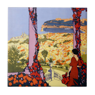 Reisefliese Vintage Monaco Monte Carlo Fliese