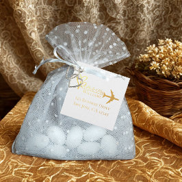 Reiseflughafen & Herz Moderne Luftfahrt Geschenkanhänger