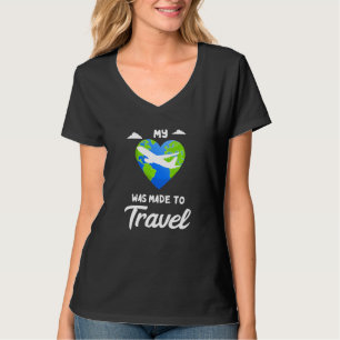 Reiseflugzeug Globus Flugzeug Stewardess Flug A T-Shirt