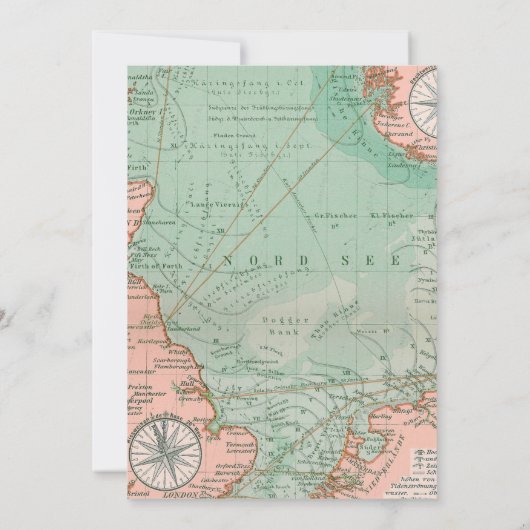 Reiseflugzeugdusche Geburtstagseinladung Einladung (Rückseite)