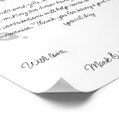 Reisefonds Anfrage Qr Code Honeymoon Fund Poster (Ecke)