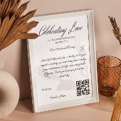 Reisefonds Anfrage Qr Code Honeymoon Fund Poster