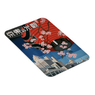Reisefoto-Magnet Tokio Japan 1930er Jahre Vintage Magnet