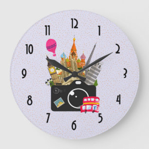 Reisefotograf europäischer Wahrzeichen Große Wanduhr