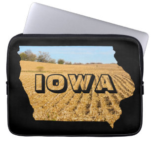 Reisefotografie Iowa Landschaft Maisfeld Natur Laptopschutzhülle