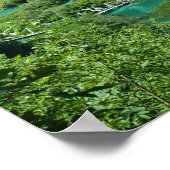 Reisefotografie Kroatien Bergsee Landschaft Poster (Ecke)