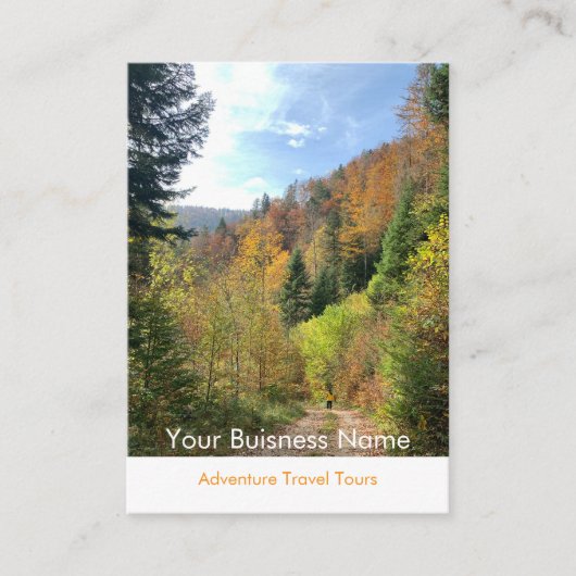 Reiseführer für Abenteuer Visitenkarte (Vorderseite)