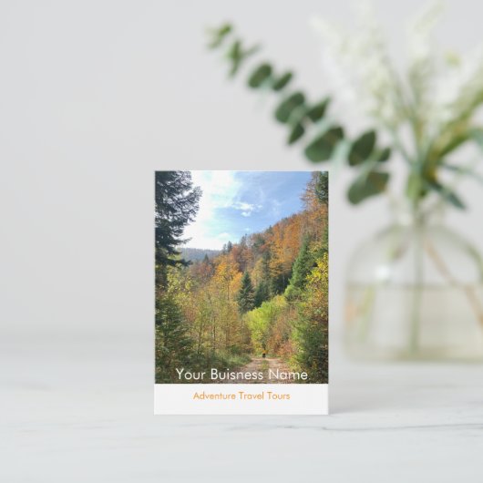 Reiseführer für Abenteuer Visitenkarte (Stehend Vorderseite)