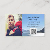 Reiseführer für Agenten Foto Visitenkarte (Rückseite)