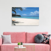 Reiseführer: Tropical Beach Leinwanddruck (Insitu (Wohnzimmer))