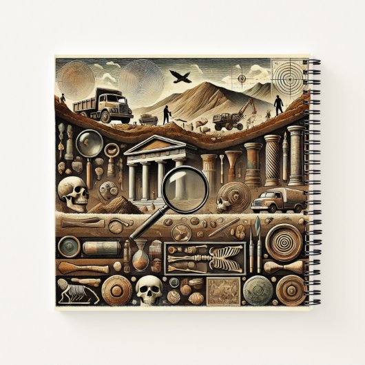 Reiseführer zur Vorgeschichte Notizblock (Rückseite)