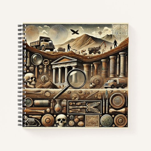 Reiseführer zur Vorgeschichte Notizblock (Vorderseite)