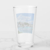 Reisegedenken Island Life Glas (Rückseite)