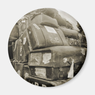 Reisegepäck Fuhrmann Wagen Koffer aus den 1890er J Magnet