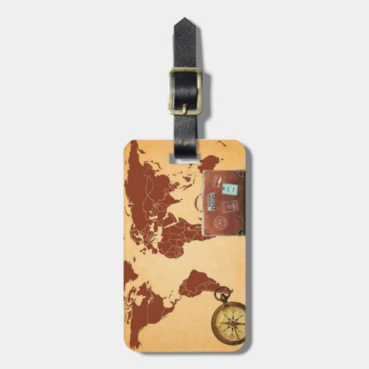 Reisegepäck Gepäckanhänger (Vorderseite vertikal)