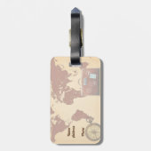 Reisegepäck Gepäckanhänger (Rückseite vertikal)