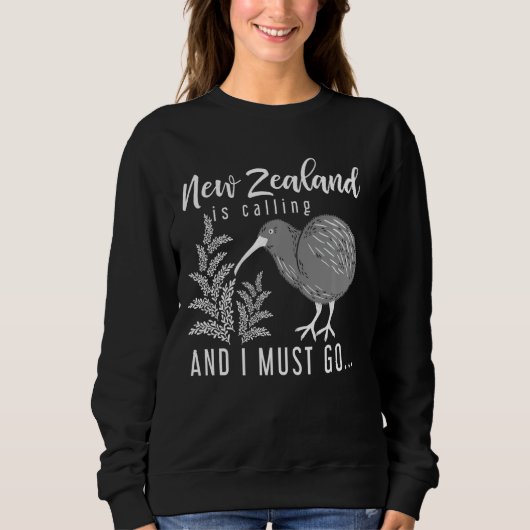 Reisegepäck Kiwi Neuseeland Sweatshirt (Vorderseite)
