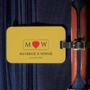 Reisegepäckanhänger für die Braut perfekt als Hoch Gepäckanhänger