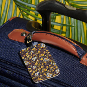 Reisegepäckanhänger mit Blumenmuster Gepäckanhänger