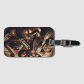 Reisegeräte des Alligators Gepäckanhänger (Vorderseite (Horizontal))