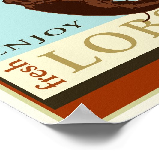 Reisegewerbe Poster (Ecke)