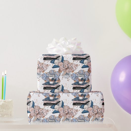 ReiseGirl Pattern Geschenkpapier (Partygeschenke)