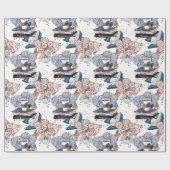 ReiseGirl Pattern Geschenkpapier (Flach)