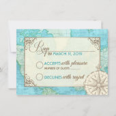 Reisehochzeit RSVP (Vorderseite)