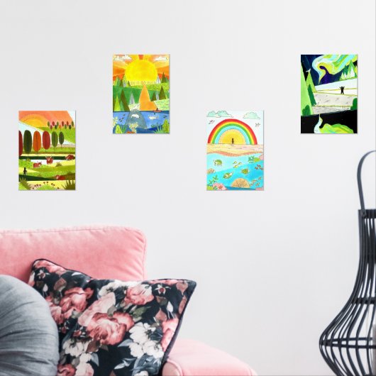 Reiseinformationen Set drucken (Wohnzimmer)