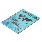 Reisejournal Anpassbarer Reiseplaner Notizblock (Linke Seite)