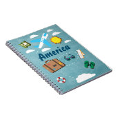 Reisejournal Anpassbarer Reiseplaner Notizblock (Rechte Seite)