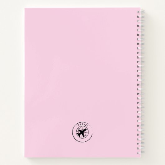 Reisejournal für ihren benutzerdefinierten Text Notizblock (Rückseite)