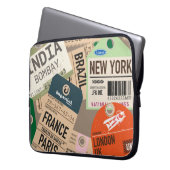 Reisejournal Laptopschutzhülle (Vorderseite Links)