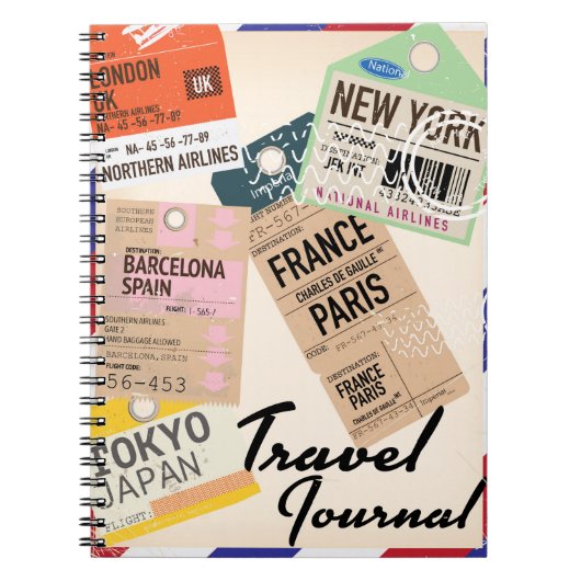 Reisejournal Notizblock (Vorderseite)